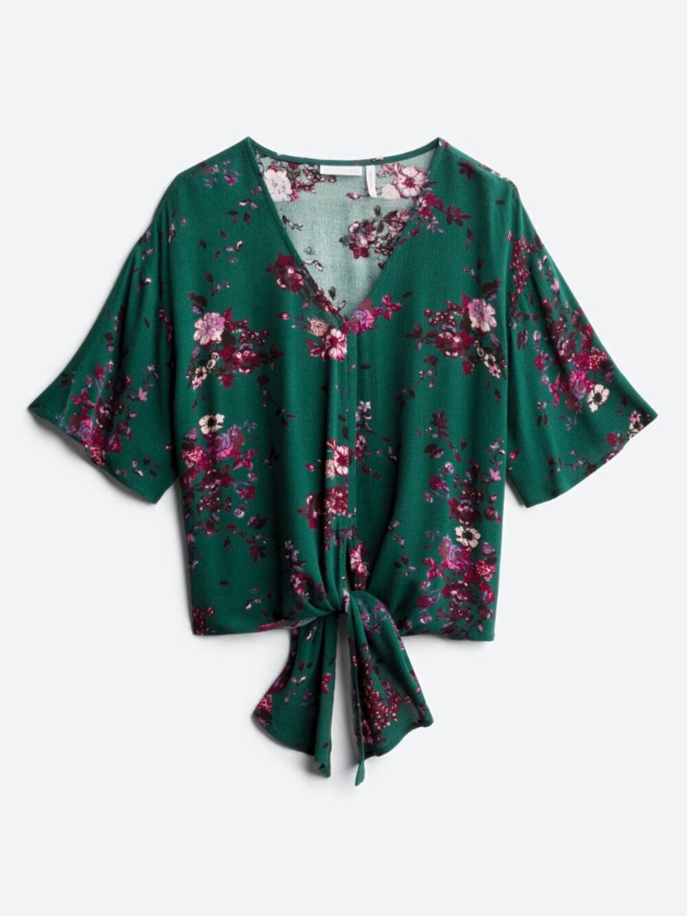 LUQ Rhee Tie Front Top
